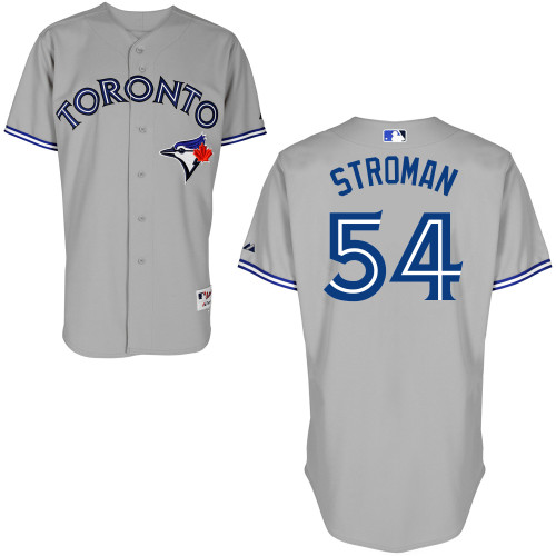Marcus Stroman #54 MLB Jersey-Toronto Blue Jays Men's Authentic Road Gray Cool Base Baseball Jersey